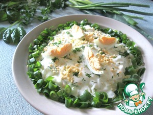 Винегрет из картофеля и фаршированного перца