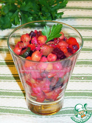 Винегрет с нутом