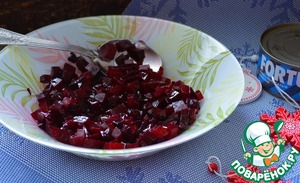 Винегрет с острой капустой и тунцом Винегрет с острой капустой и тунцом