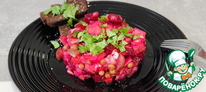 Винегрет с селёдкой и капустой