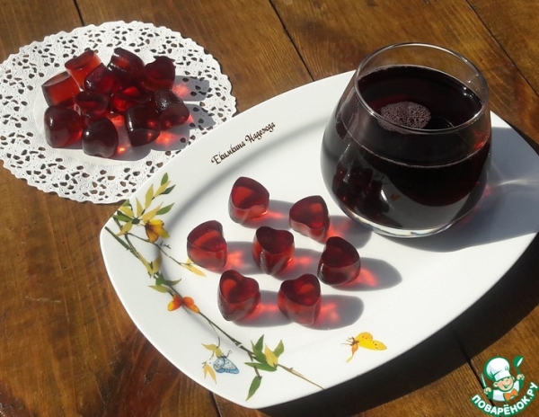 Вишневый мармелад из сока Вишневый мармелад из сока