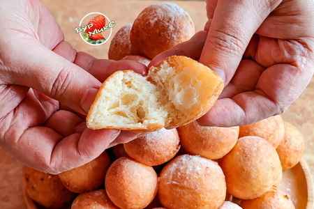 Воздушные творожные пончики