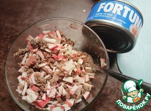 Закрытые бутерброды с тунцом