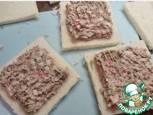 Закрытые бутерброды с тунцом