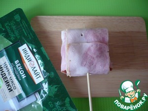 Закуска из фарша и бекона индейки Закуска из фарша и бекона индейки