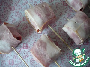 Закуска из фарша и бекона индейки Закуска из фарша и бекона индейки