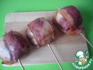 Закуска из фарша и бекона индейки Закуска из фарша и бекона индейки