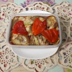 Закуска из перца и баклажан Закуска из перца и баклажан