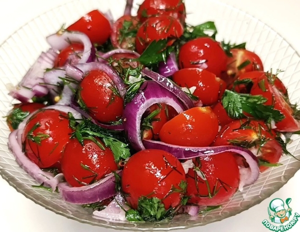 Закуска из помидоров черри Закуска из помидоров черри