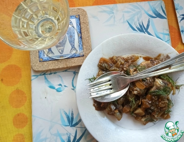 Закуска из сардин в венецианском стиле Закуска из сардин в венецианском стиле