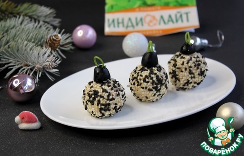 Закуска "Ёлочные шары" Закуска "Ёлочные шары"