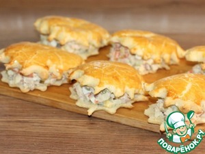 Закуска Ракушки с салатом из тунца