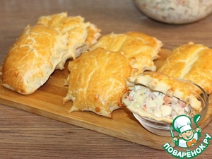 Закуска Ракушки с салатом из тунца