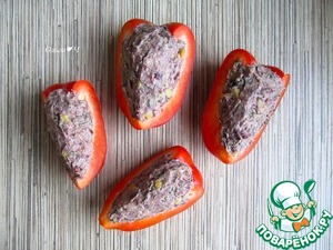 Закуска с тунцом "Красные башмачки"