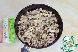 Закуска в тарталетках с индейкой