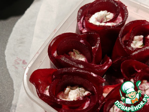 Закусочная свекольная роза Закусочная свекольная роза