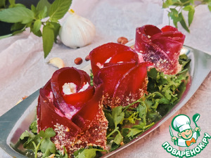 Закусочная свекольная роза Закусочная свекольная роза