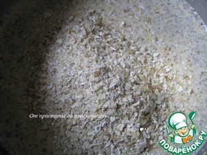 Закусочное печенье с сыром и хлопьями