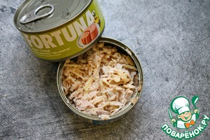 Закусочные круассаны с тунцом