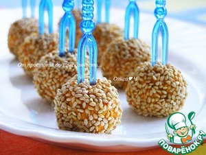 Закусочные морковно-ореховые шарики Закусочные морковно-ореховые шарики