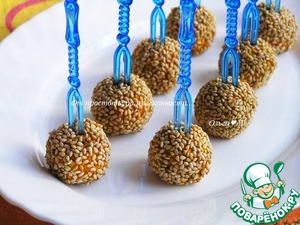 Закусочные морковно-ореховые шарики Закусочные морковно-ореховые шарики