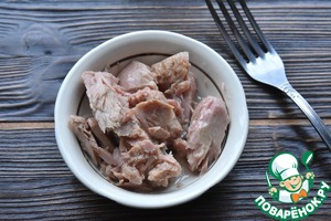 Закусочные орешки с тунцом и рикоттой Закусочные орешки с тунцом и рикоттой