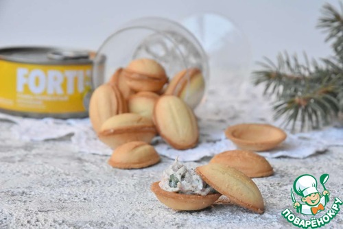 Закусочные орешки с тунцом и рикоттой Закусочные орешки с тунцом и рикоттой