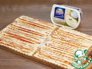 Закусочные слойки с копчено-вареным беконом Закусочные слойки с копчено-вареным беконом