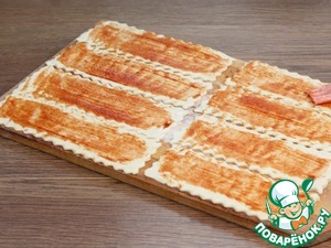 Закусочные слойки с копчено-вареным беконом Закусочные слойки с копчено-вареным беконом