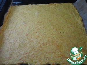 Закусочный морковный рулет