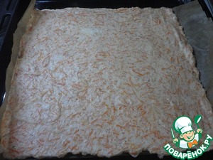 Закусочный морковный рулет