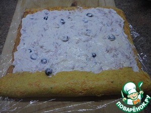 Закусочный морковный рулет