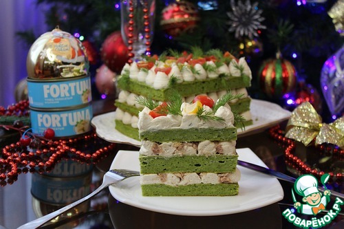 Закусочный шпинатный торт Закусочный шпинатный торт