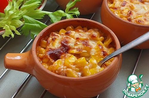 Запеченная кукуруза с фаршем индейки "Мексика" Запеченная кукуруза с фаршем индейки "Мексика"