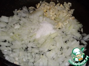 Запеченная скумбрия с овощами и сыром