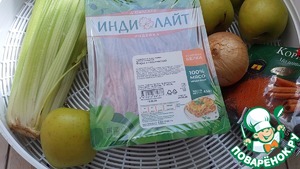 Запеченные яблоки с фаршем индейки