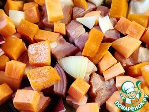 Запеченные котлеты из индейки с овощами Запеченные котлеты из индейки с овощами