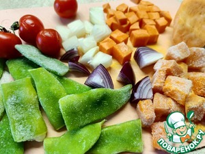 Запеченные котлеты из индейки с овощами Запеченные котлеты из индейки с овощами