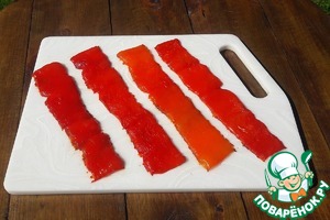 Запеченные перцы с сырной начинкой