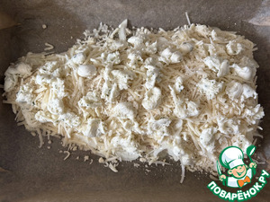 Запеченный лосось с горчично-сырной корочкой