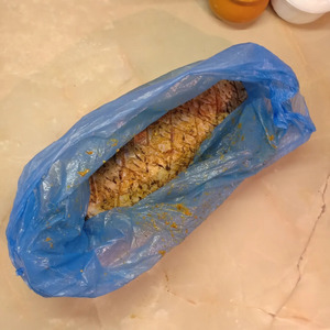 Запеченый белый амур под сметанной корочкой