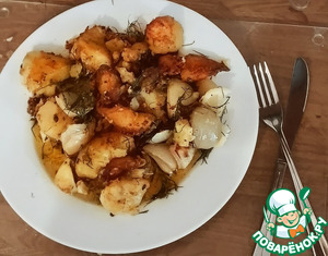 Запеченый картофель с рас-эль-ханут