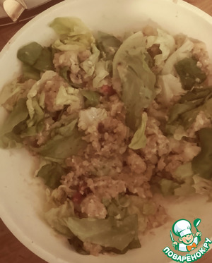 Запеченый картофель в маринаде с перцем