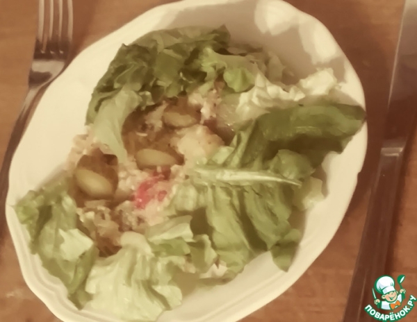 Запеченый картофель в маринаде с перцем