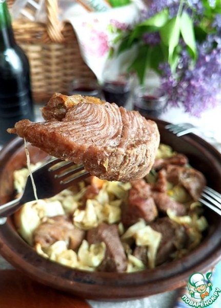 Запечённая пряная индейка с молодой капустой Запечённая пряная индейка с молодой капустой