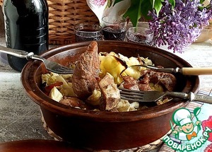 Запечённая пряная индейка с молодой капустой Запечённая пряная индейка с молодой капустой