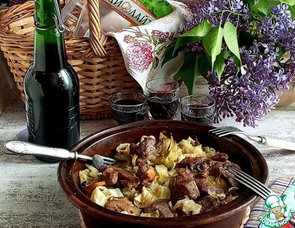 Запечённая пряная индейка с молодой капустой Запечённая пряная индейка с молодой капустой