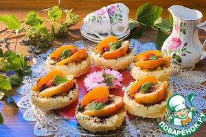 Запечённая пшённая каша с фруктами