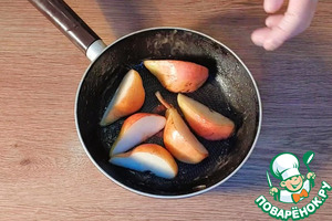 Запечённая пшённая каша с фруктами