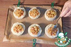 Запечённая пшённая каша с фруктами